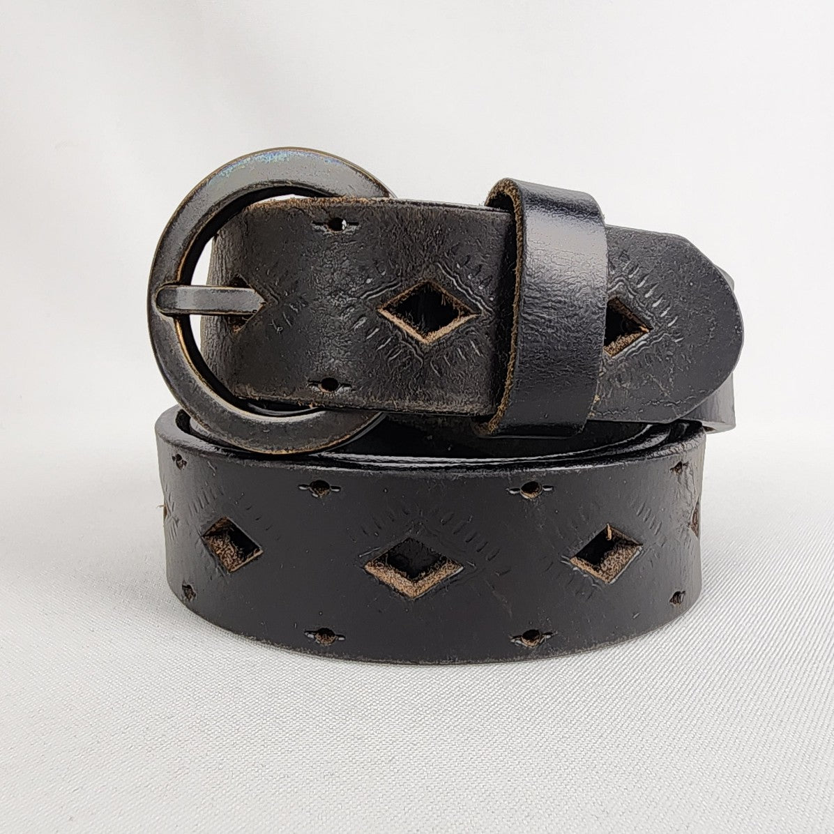 Dockers Black Leather Belt Size XL