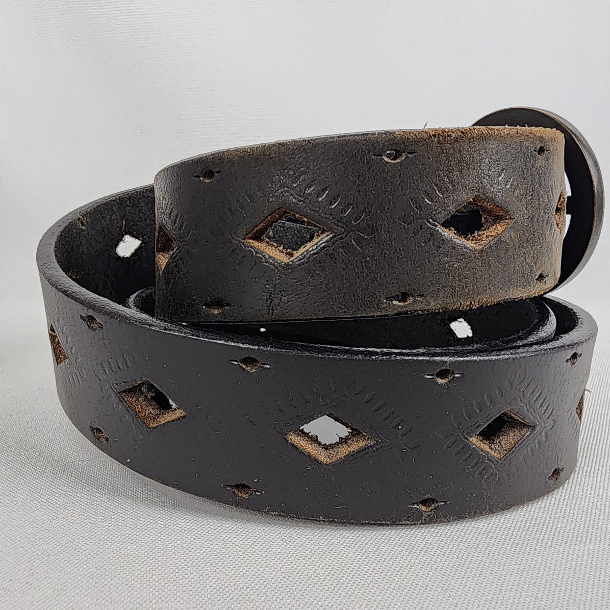 Dockers Black Leather Belt Size XL