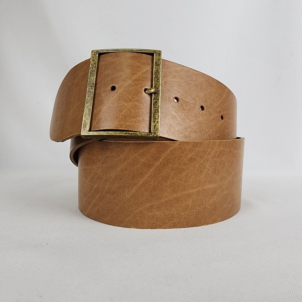 Le Chateau Brown Wide Belt Size M