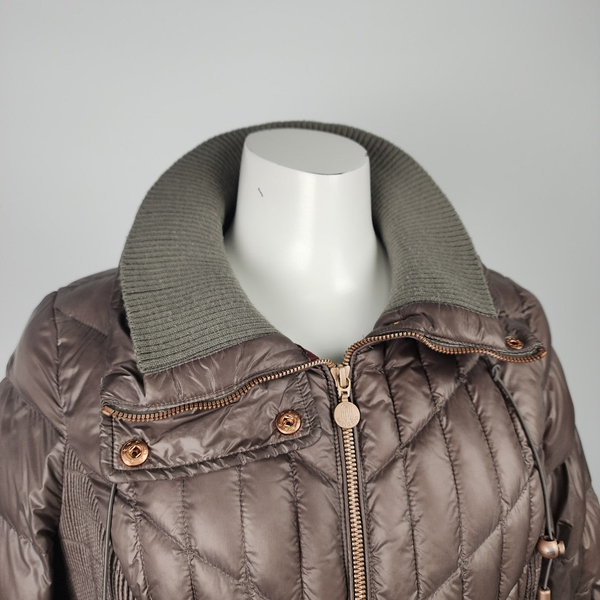 Bernardo Bronze Puffer Jacket Size Petite L