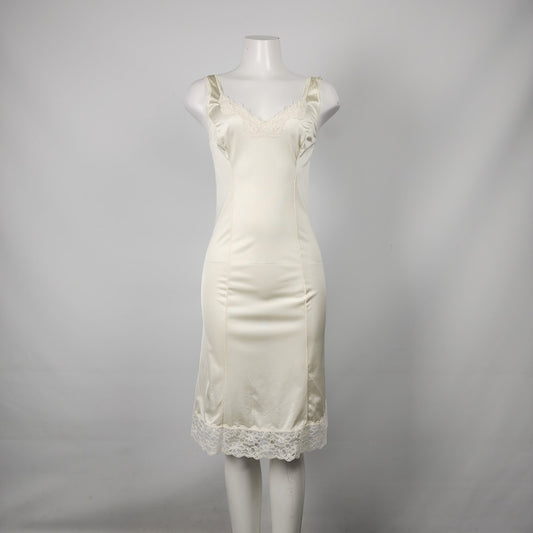 Petticoat Junction Cream Lace Trip Slip Dress Size XS