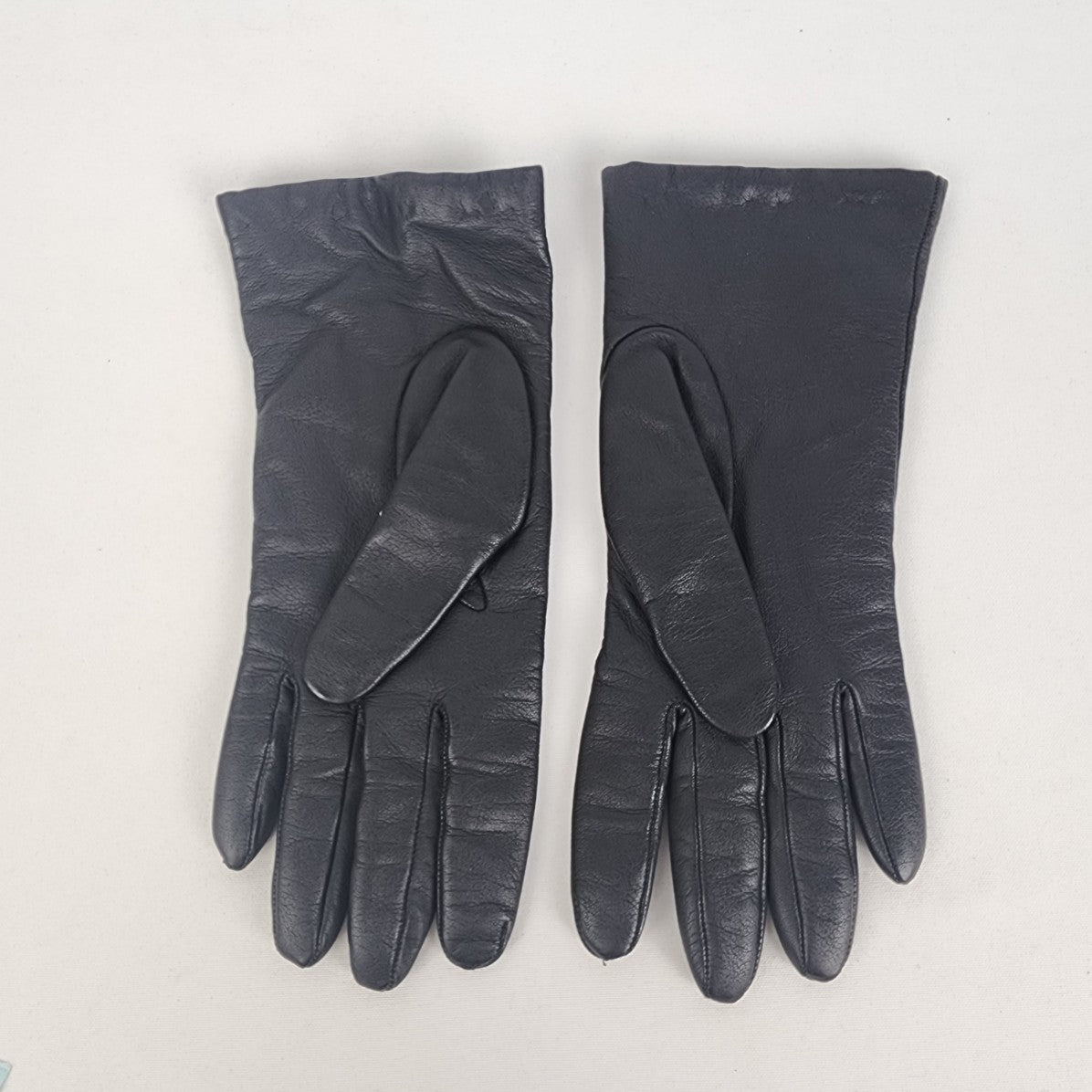 Black Leather Gloves