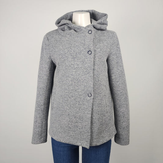 Only Grey Hooded Light Jacket Size M