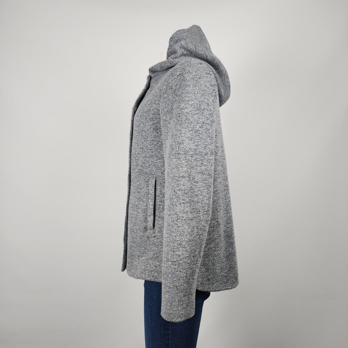 Only Grey Hooded Light Jacket Size M