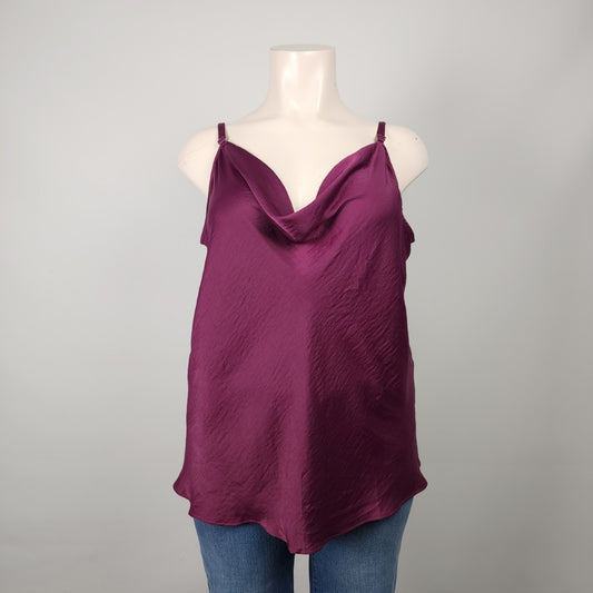 Torrid Purple Silky Camisole Blouse Size 4XL