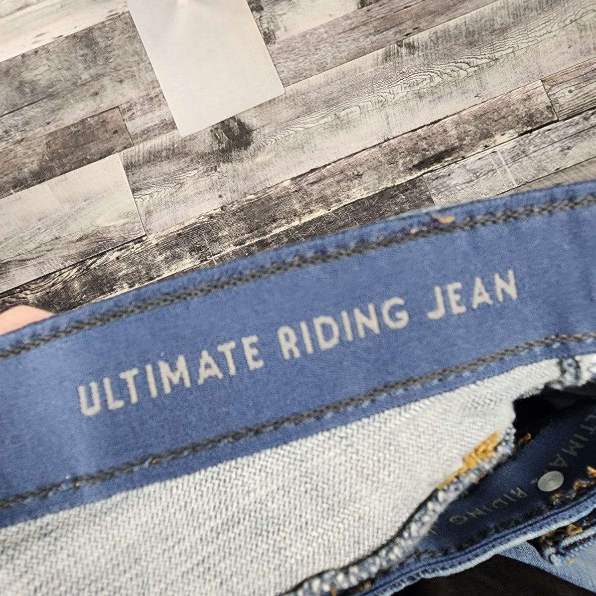 Wrangler Willow Ultimate Riding Jean Straight Leg Denim Jeans Size 9/32