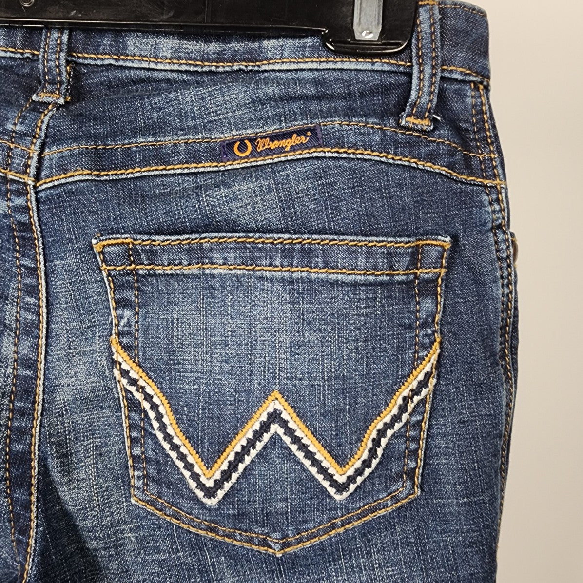 Wrangler Willow Ultimate Riding Jean Straight Leg Denim Jeans Size 9/32