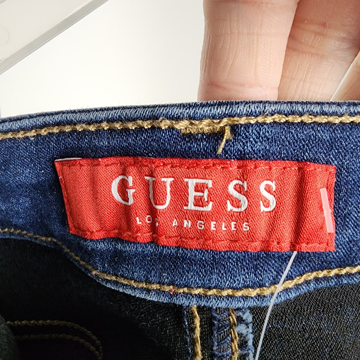 Guess Lace Up Detail High Rise Skinny Jeans Size 24