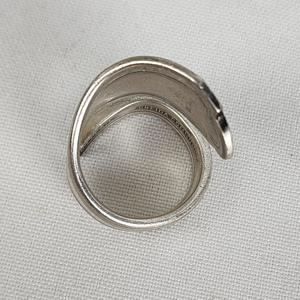 Vintage Oneida Silver Spoon Ring Size 7