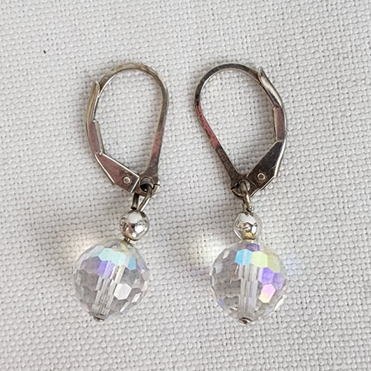 Swarovski Crystal Drop 925 Sterling Earrings