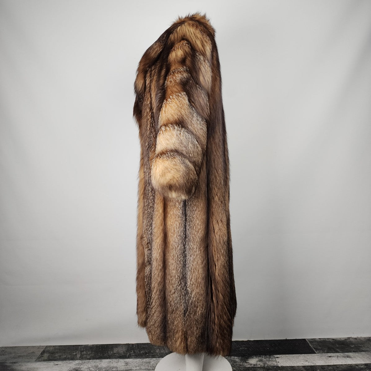 Vintage Peter Gaye Furs Red Fox Full Length Fur Coat Size M/L