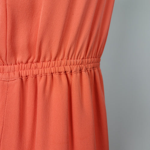 Babaton Aritzia Coral Silk Mini Dress Size XXS