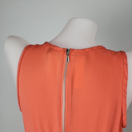 Babaton Aritzia Coral Silk Mini Dress Size XXS