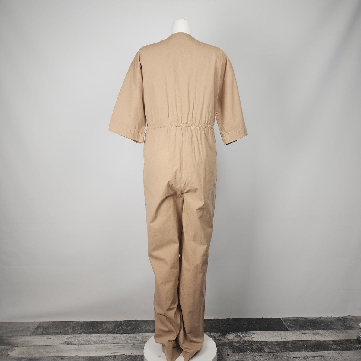 Frank & Oak Beige Cotton Jumpsuit Size M