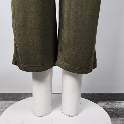 Jackson Rowe Green Jersey Onesie Cropped Jumpsuit Size L