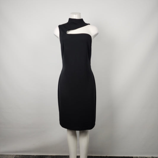 Ralph Lauren Black Cut Out Cocktail Dress Size 12