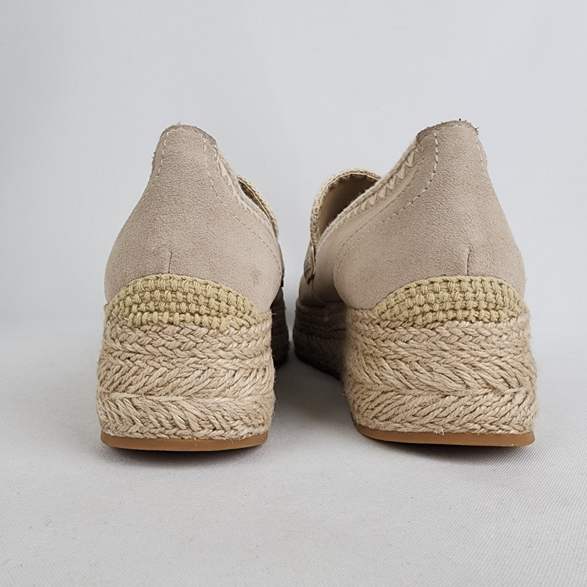 Dolce Vita Cream Suede Platform Loafers Size 9