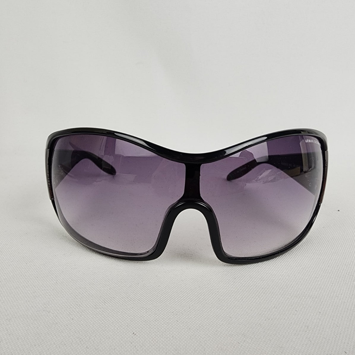 Armani Exchange Black Wrap Sunglasses