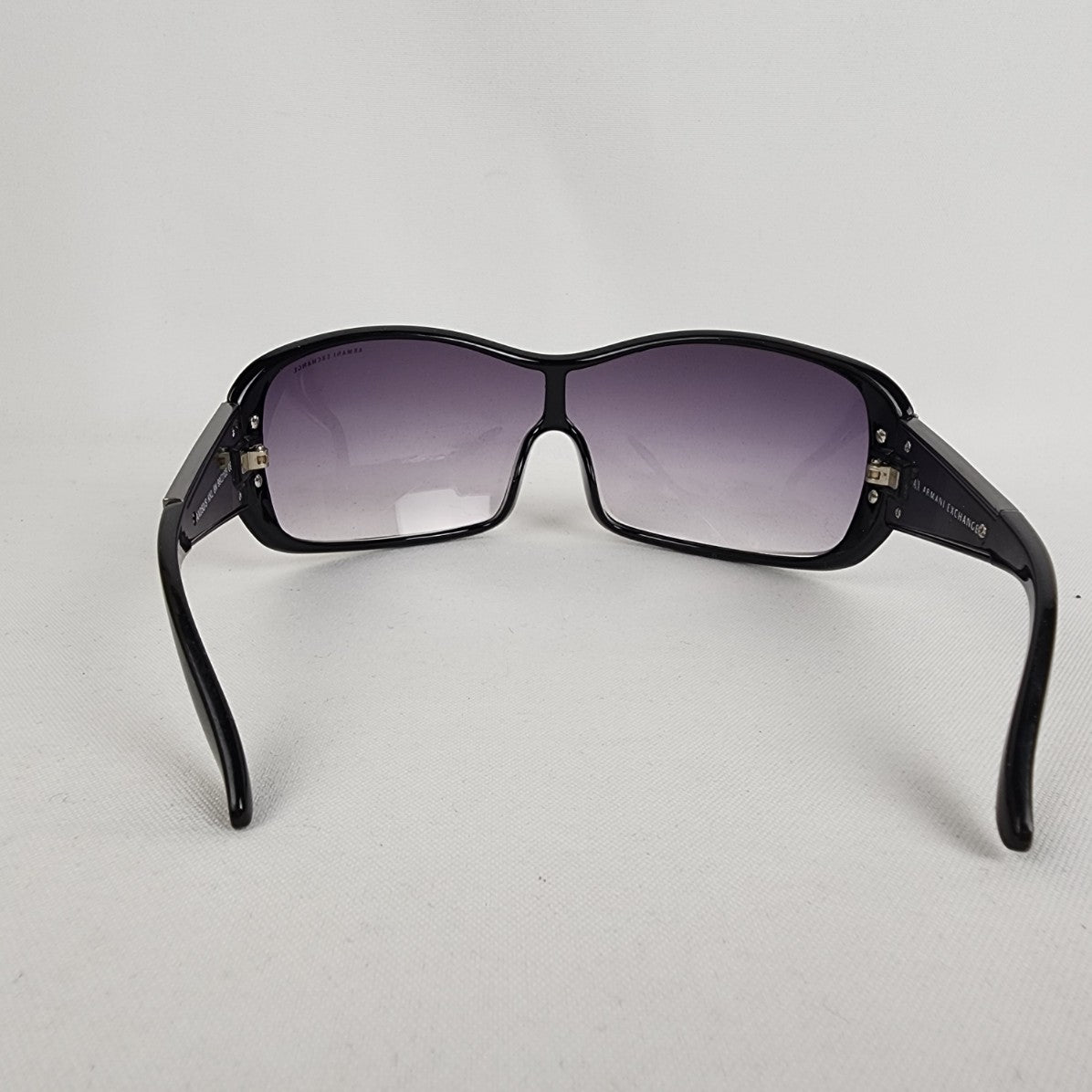 Armani Exchange Black Wrap Sunglasses