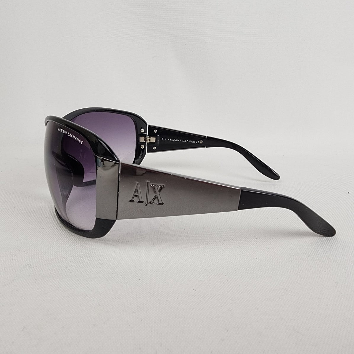 Armani Exchange Black Wrap Sunglasses