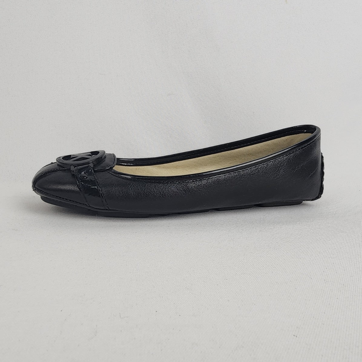 Michael Kors Black Leather Driving Loafers Size 6