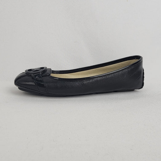 Michael Kors Black Leather Driving Loafers Size 6