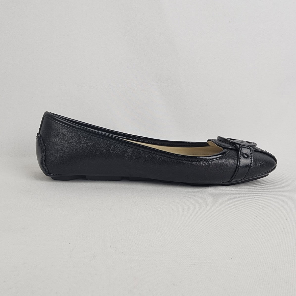 Michael Kors Black Leather Driving Loafers Size 6