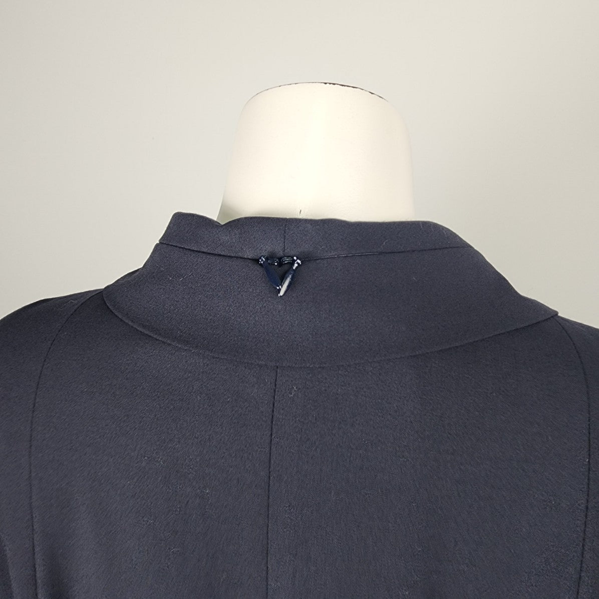 Sarah Pacini Navy Button Up Wrap Blazer Size L