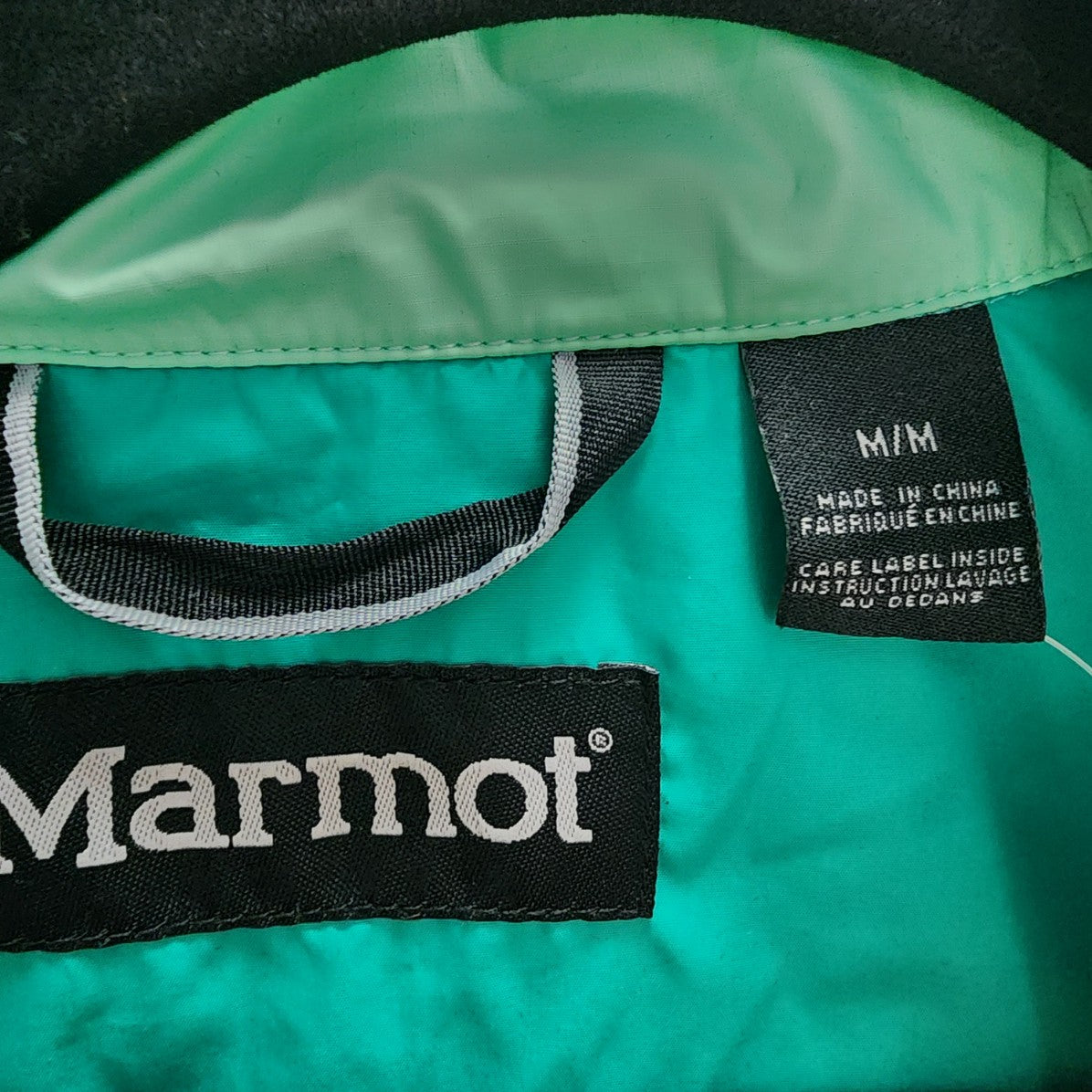 Marmot Green Quilted Puffer Jacket Size M