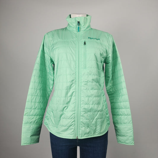 Marmot Green Quilted Puffer Jacket Size M