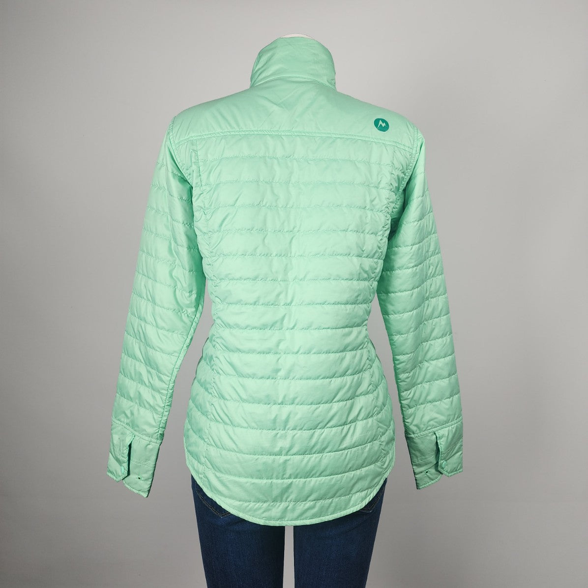 Marmot Green Quilted Puffer Jacket Size M