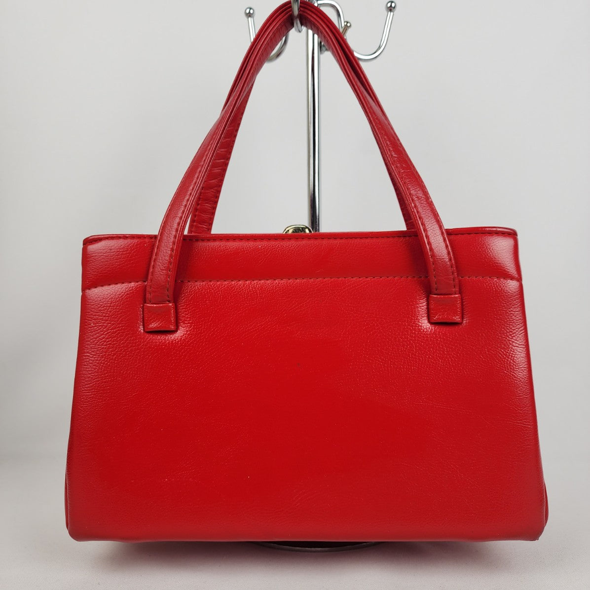 Vintage JR Red Satchel Purse