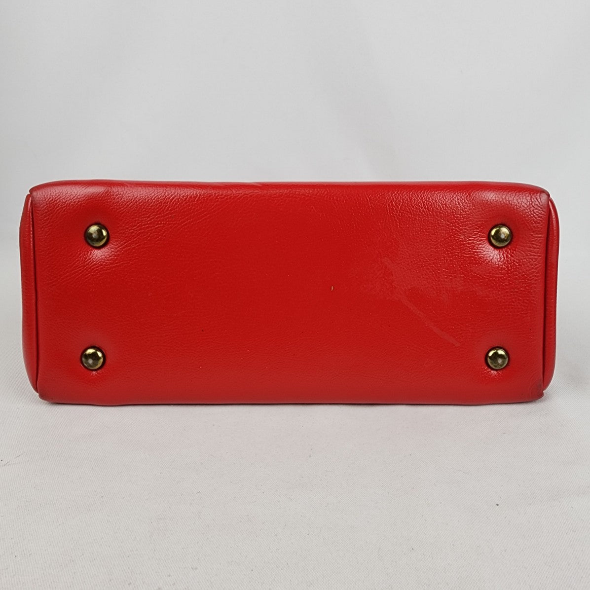 Vintage JR Red Satchel Purse