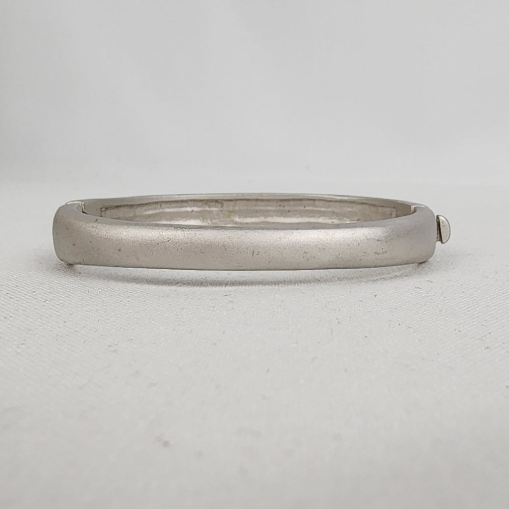 Butler Matt Silver Rhinestone Hinge Bracelet