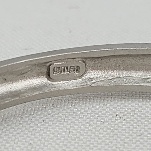 Butler Matt Silver Rhinestone Hinge Bracelet
