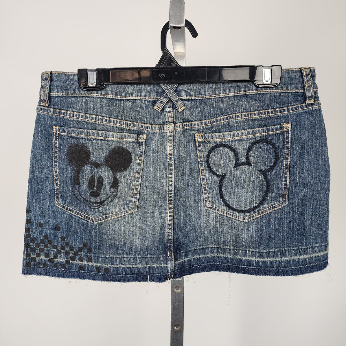 Disney Mickey Mouse Denim Mini Skirt Size 11