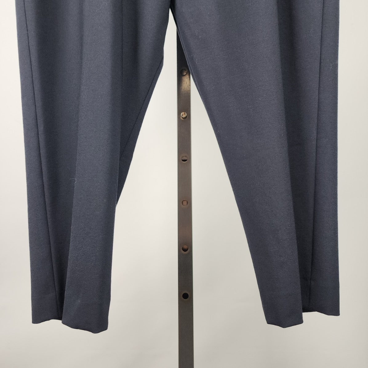 Sarah Pacini Navy Cross Over Detail Dress Pants Size 12