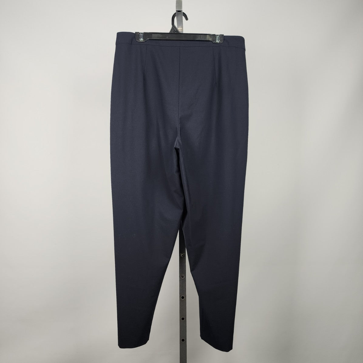 Sarah Pacini Navy Cross Over Detail Dress Pants Size 12