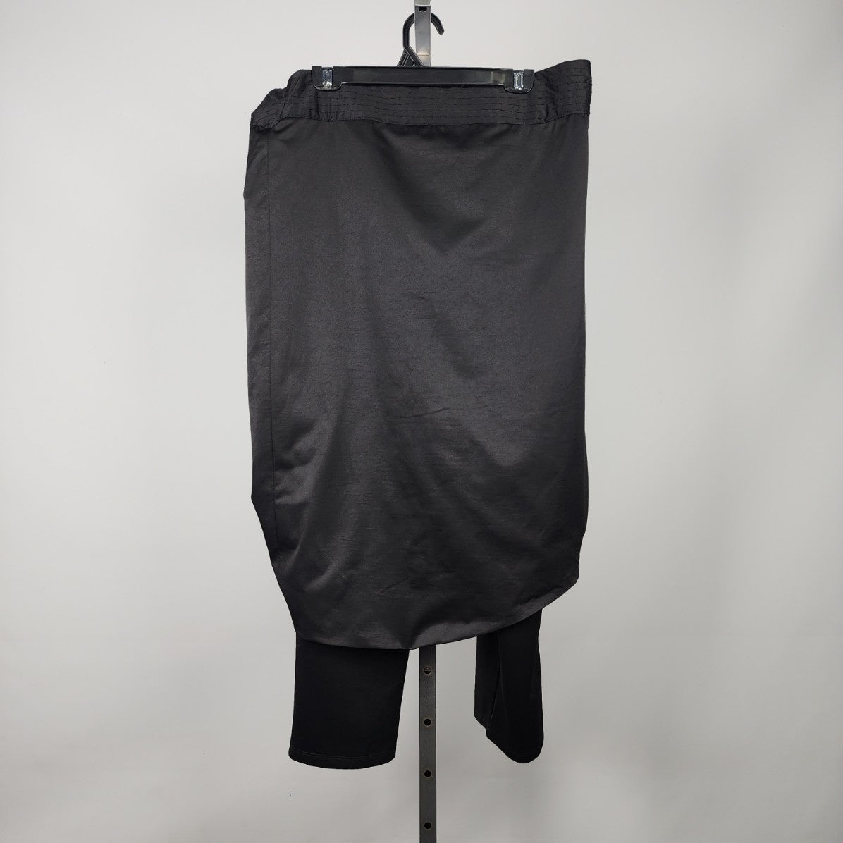 Paolo Tricot Black Skirted Pants Size XL