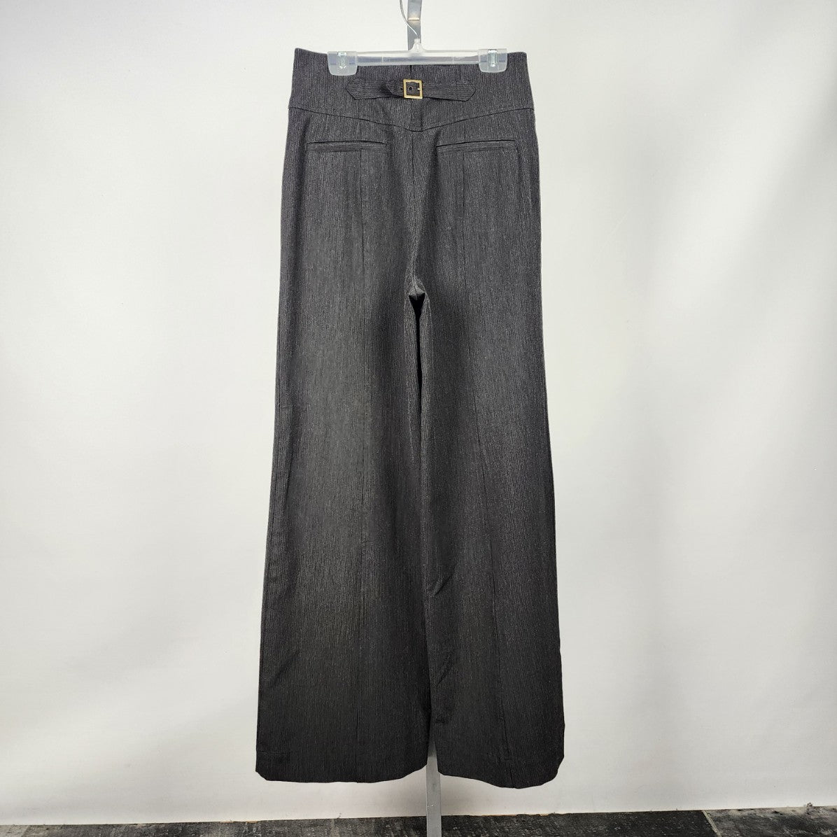 Nanette Lepore Grey High Waisted Wide Leg Dress Pants Size 8