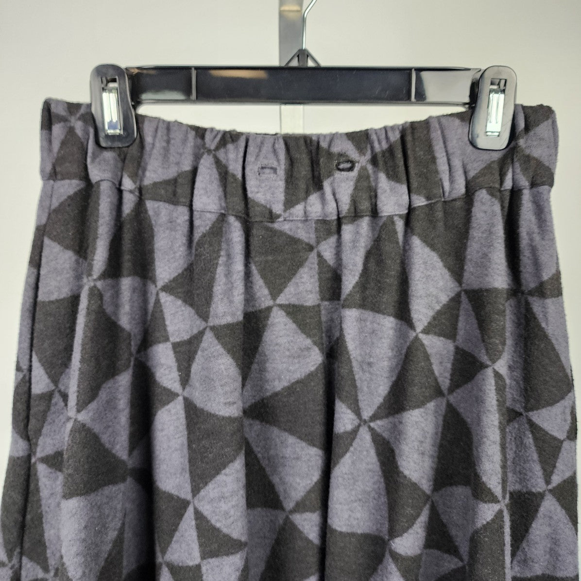 Amma Black & Grey Ruffle Maxi Skirt Size M