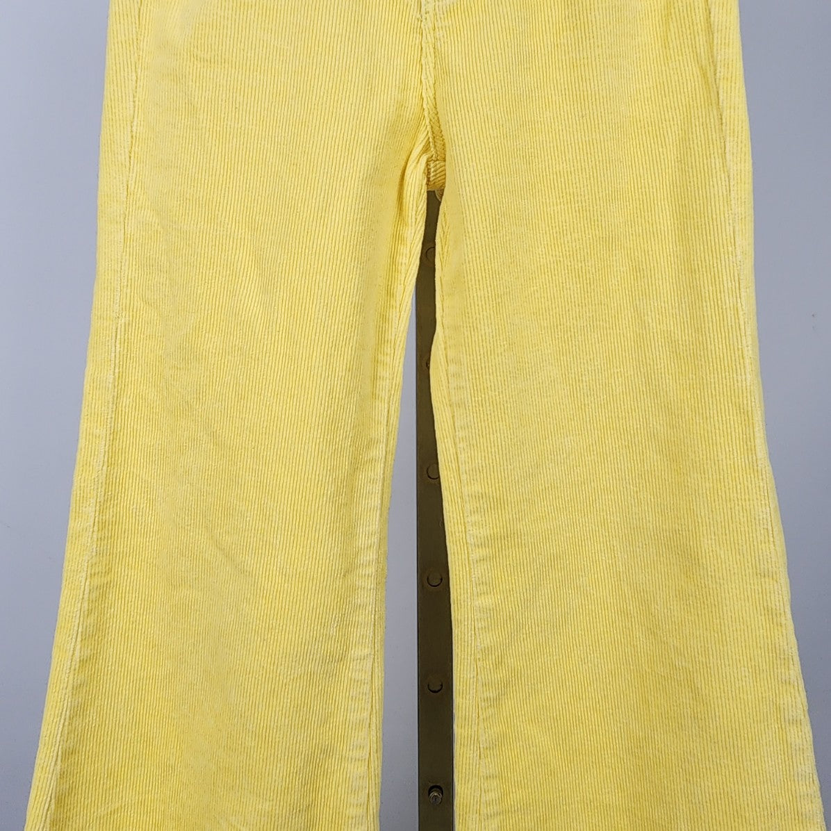 Rolla's Yellow East Coat Flare High Rise Corduroy Pants Size 25