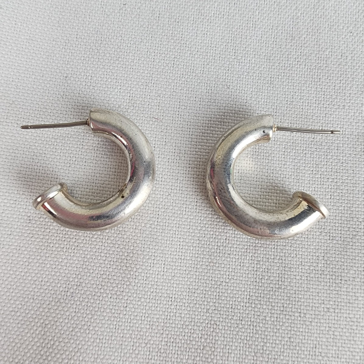 Sterling Silver Hoop Interchangeable Dangle Earrings