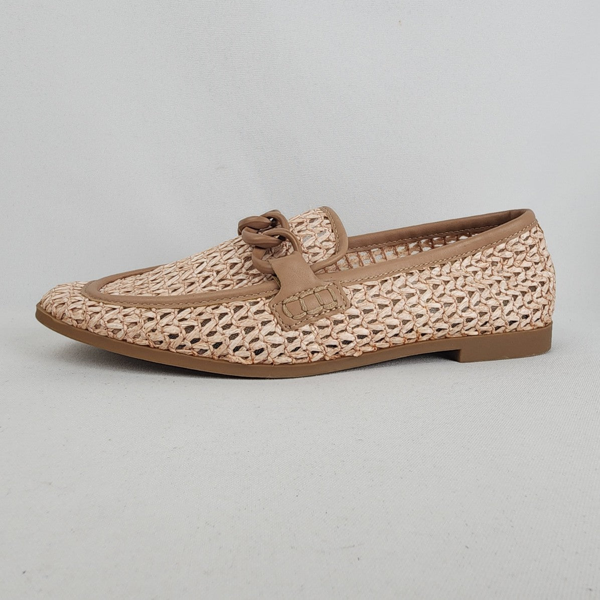 Steve Madden Woven Brown Loafers Size 8