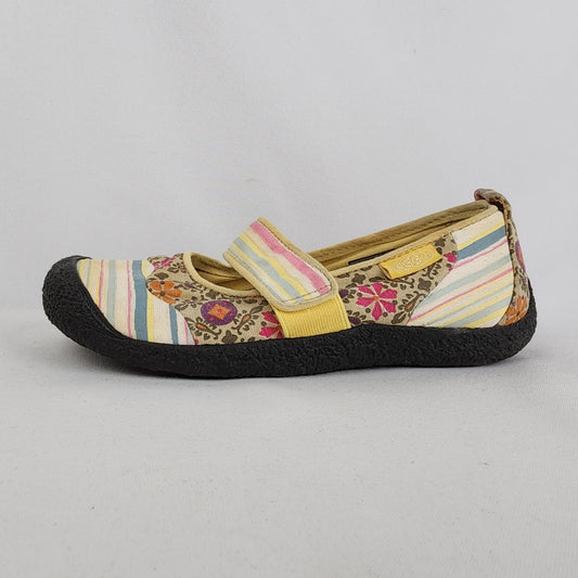 Keen Floral Harvest Fabric Mary Jane Shoes Size 8