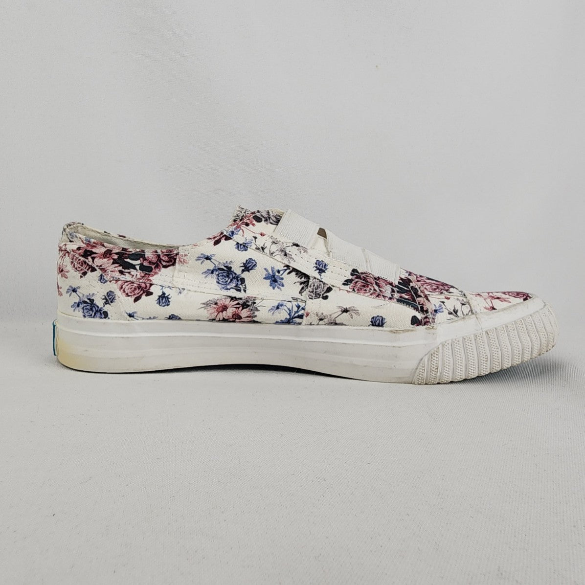 Blowfish White Flower Print Sneakers Size 8.5