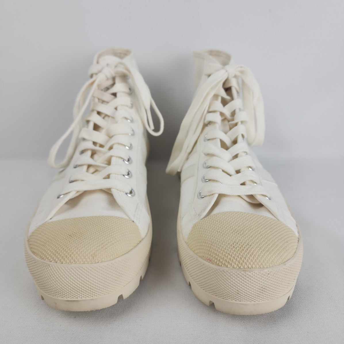 Gola Classics White & Beige Coaster Peak High Hiker Sneakers Size 9