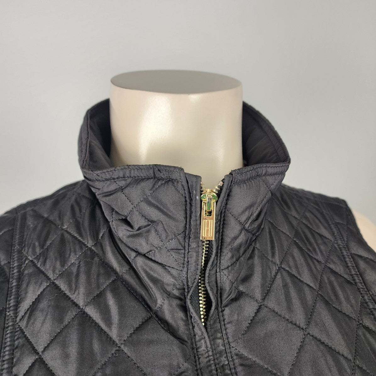 Tommy Hilfiger Black Quilted Puffer Jacket Size XL