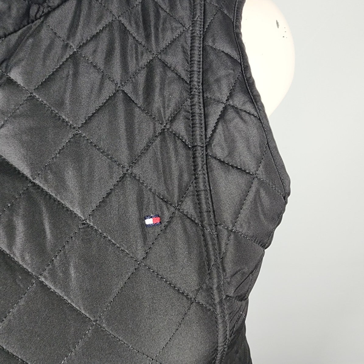 Tommy Hilfiger Black Quilted Puffer Jacket Size XL