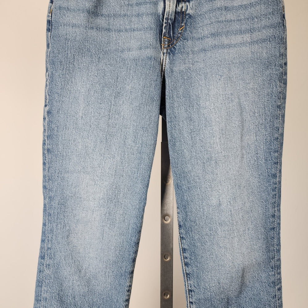 & Denim Vintage Mom Jeans Ultra High Rise Cropped Ankle Denim Jeans Size 2